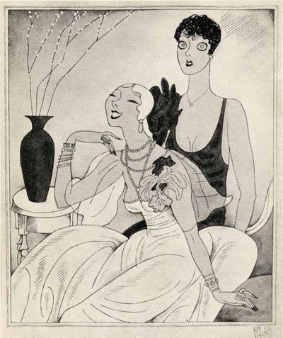Lorelei and Dorothy, illustration from 